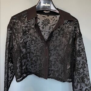 Jason Wu Black Floral Lace Jacket